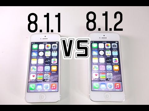 iOS 8.1.1 VS iOS 8.1.2 - Is It Faster, Wifi? + What's New Review