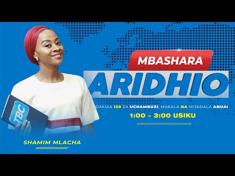 🔴#TBCLIVE:ARIDHIO JULAI 20, 2022 | SAA 1 :00 - 3 :00 USIKU