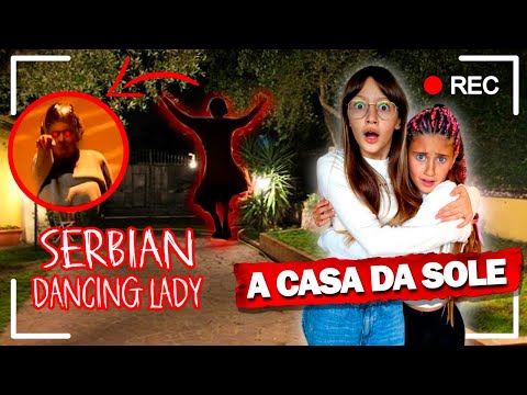 SOFI AND GIADA SEE THE MYSTERIOUS SERBIAN DANCING LADY DANCING IN THE GARDEN. HOW SCARY!