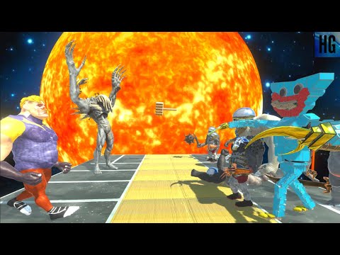 Primates Astronauts + Predator + Huggy Wuggy Attack Scourge + Neighbor   ARBS