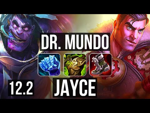 MUNDO vs JAYCE (TOP) | Rank 8 Mundo, 6/2/8 | EUW Challenger | 12.2