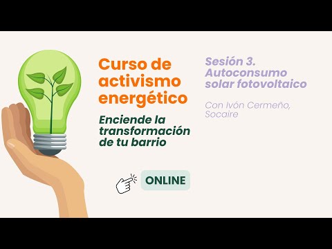 Sesión 3. Autoconsumo solar fotovoltaico