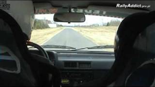 preview picture of video 'Rally Mazowsze 2011 SL 8 Wieliszew Podlecki/Machnikowski Subaru Justy'