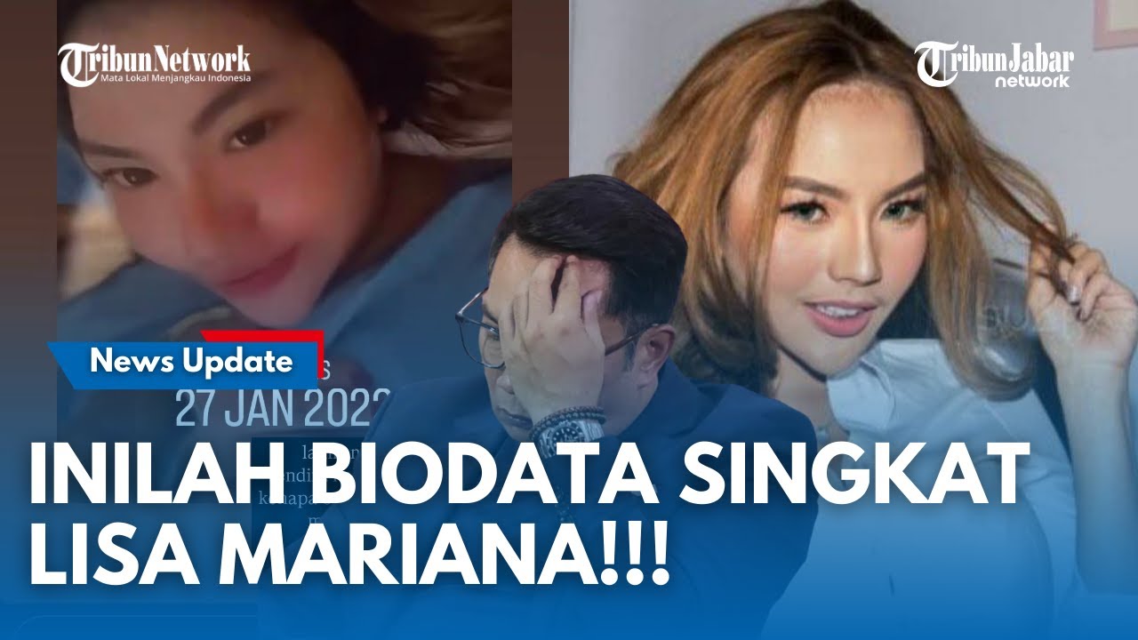 SOSOK LISA MARIANA, Perempuan Yang Mengaku Pernah Punya Hubungan Dengan Ridwan Kamil