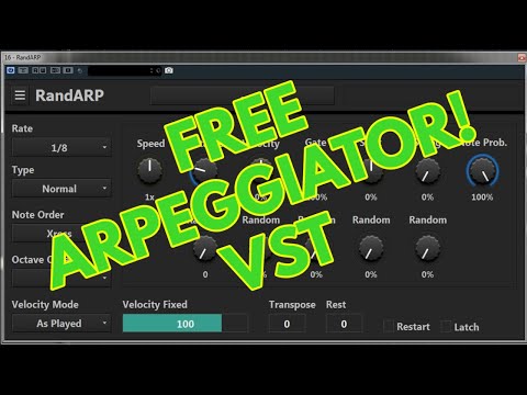 FREE Arpeggiator VST - RandArp.