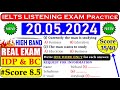 IELTS LISTENING PRACTICE TEST 2024 WITH ANSWERS | 20.05.2024