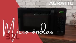 Vídeo de Microondas 32L 1400W Agratto AMIC0