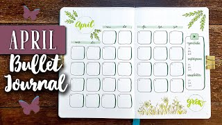 APRIL Bullet Journal Setup 2020 | plan with me deutsch