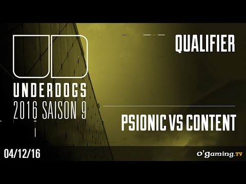 PsiOniC vs Content PvT - Underdogs 2016 Saison 9 Qualifier - Starcraft II