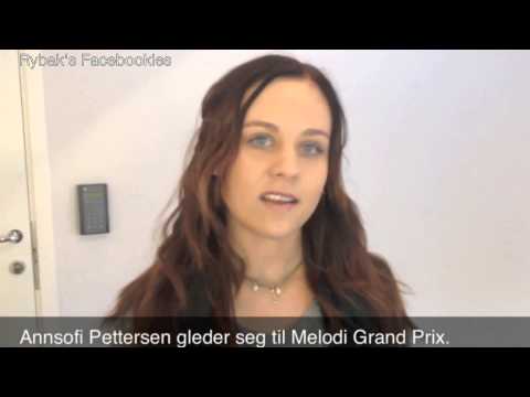 Annsofi looks forward to Melodi Grand Prix. Sa.no. 23.1.13