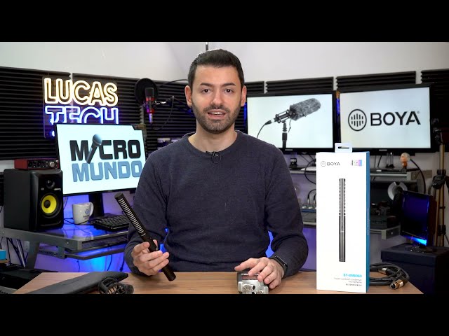 Vídeo relacionado con BOYA Micrófono XLR BY-BM6060, micrófono de Condensador con alimentación Fantasma de 24 V 48 V para cámara de vídeo, entrevista, grabación de programas de televisión.