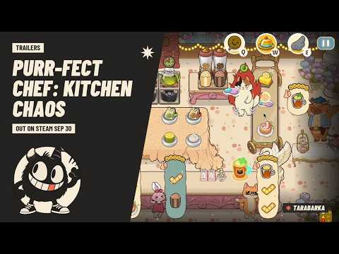 Purr-fect Chef: Kitchen Chaos Steam Key Global Trailer