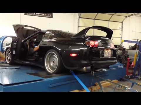 Brutaler Toyota Supra auf dem Leistungsprüfstand