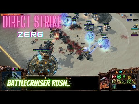 Starcraft 2 Direct Strike: Battlecruiser Rush..