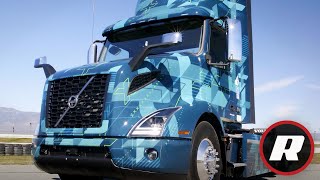 Driving Volvo's electric semi truck