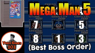 Mega Man 5 Boss Order | Best Boss Order | Video Games 101
