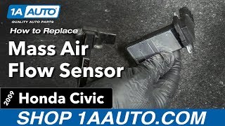 How to Replace Mass Air Flow Sensor 05-11 -09 Honda Civic