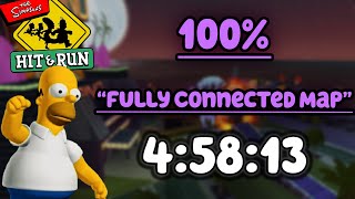 The Simpsons: Hit & Run "Fully Connected Map" Mod 100% in 4:58:13