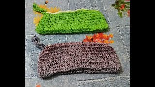 Como fazer uma necessaire de crochê passo a passo