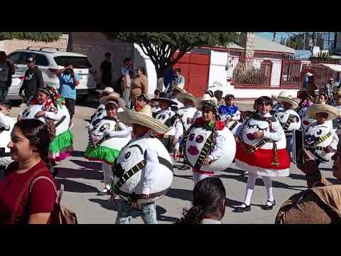 Desfile de aniversario en ejido las vegas 