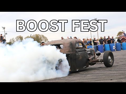 Bester Burnout....Rat Rod beim Boost Fest 2025