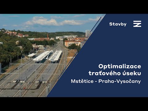 🏗 Optimalizace traťového úseku Mstětice - Praha-Vysočany