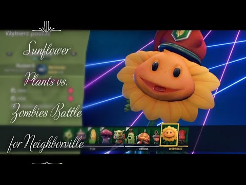 Almost 10.000 healing...Sunflower|Słonecznik|Plants vs. Zombies Battle for Neighborville
