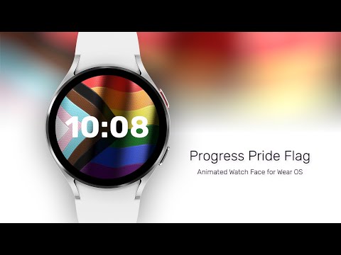 Progress Pride Flag Watch Face