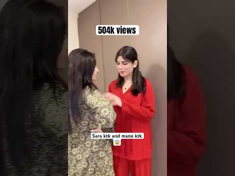 Sara ktk with mano ktk 😱 TikTok viral video new #foryou #nodrama #foryoupage