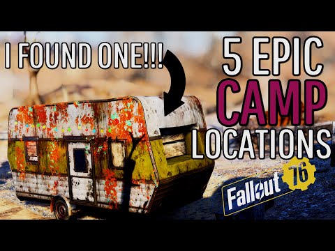 5 EPIC CAMP LOCATIONS IN FALLOUT 76!!! 