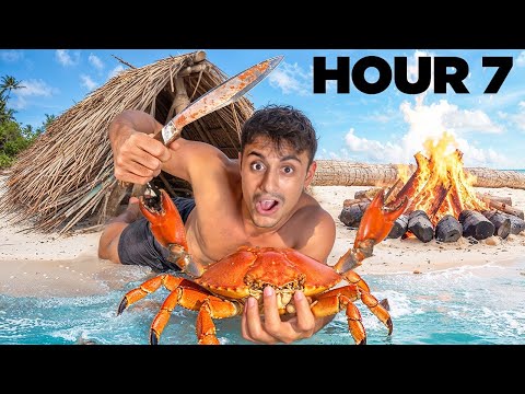 I Survived On a Deserted Island! No Food, No Water, No Shelter