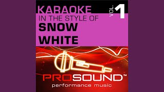 Bluddle-Uddle-Um-Dum (Karaoke Lead Vocal Demo) (In the style of Snow White)