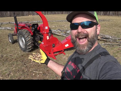 PTO Wood Chipper Put to the Test! Pole Saws, chainsaws and more!