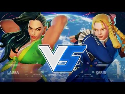 SFV Beta Online Matchmaking - Zelduck (Karin) vs Peanutbutter (Laura)