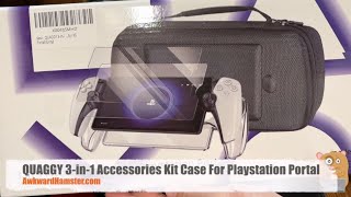 QUAGGY 3-in-1 Accessories Kit Case For Playstation Portal