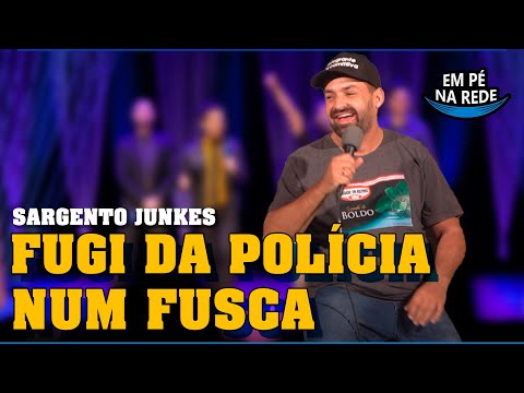 FUGI DA POLÍCIA NUM FUSCA - COMENTANDO HISTÓRIAS #260 com Sargento Junkes