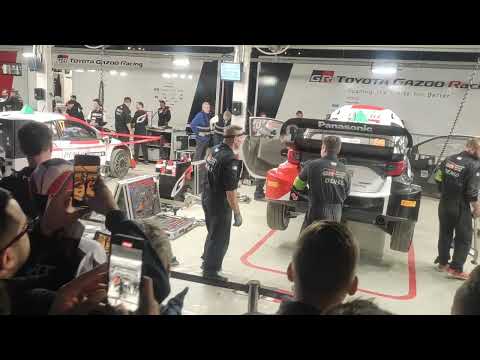 WRC Croatia Rally 2023 Toyota Gazoo Racing  World Rally Team service