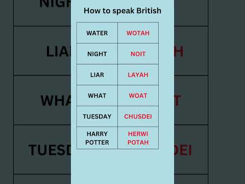How to speak British || British Accent