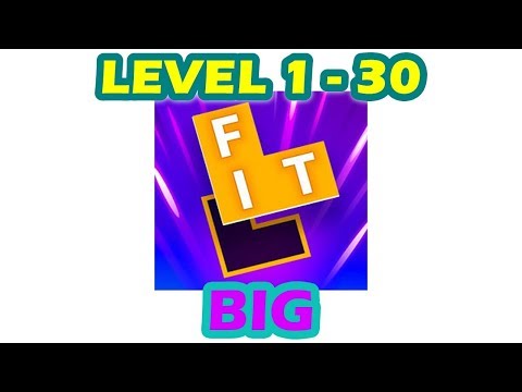 Flow Fit - Word Puzzle | Big | Level 1 - 30 | Walkthrough