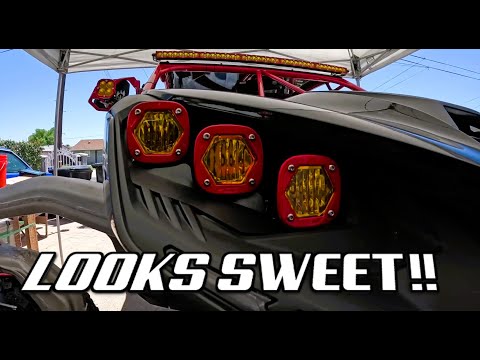 Maverick R Gets new Baja Designs Headlights - Ep 334