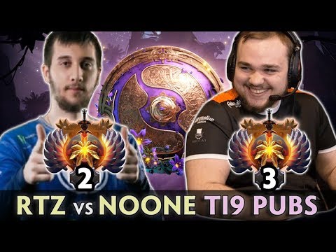 TOP-2 vs TOP-3 Rank carries battle — Arteezy vs Noone on TI9 solo Rank