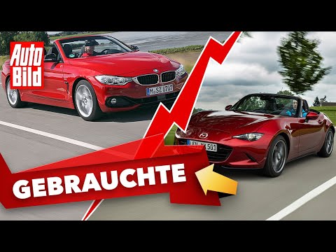 BMW 4er Cabrio & Mazda MX-5 (2021) | Das Gebrauchtwagen-Battle mit Conny Poltersdorf und Moritz Doka