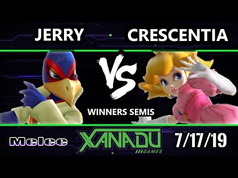 S@X 311 SSBM - Jerry (Falco) Vs. crescentia (Peach) Smash Melee Winners Semis