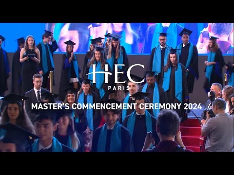 HEC Paris Master's Commencement Ceremony 2024