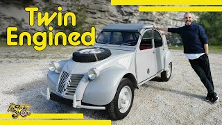 Citroen 2CV 4x4 Sahara - Driving the Land Rover rival sold with TWO ENGINES. Best offroad car ever?