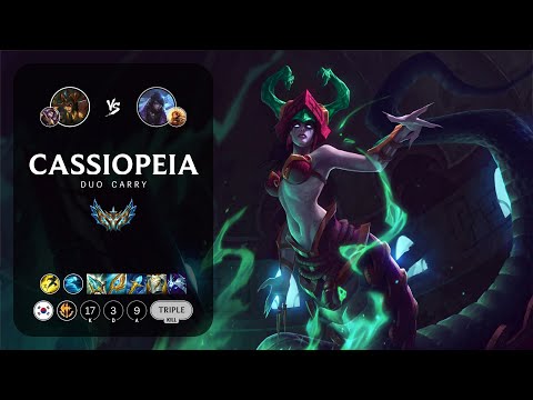 Cassiopeia Carry vs Aphelios - KR Challenger Patch 13.5