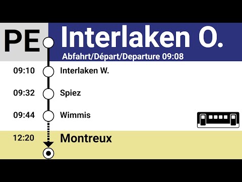 GoldenPass Express Ansagen/annonces » PE Interlaken Ost — Montreux | SLBahnen