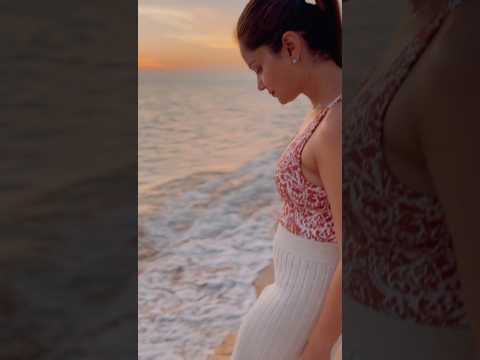 Rubina Dilaik at Sea Beach #shorts #viral #rubinadilaik