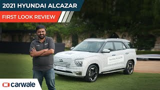 2021 Hyundai Alcazar 7-Seater SUV Review | First Look At Tata Safari, MG Hector Rival | CarWale
