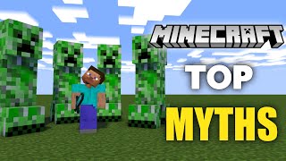 Top 10 Mythbusters in MINECRAFT  MINECRAFT Myths